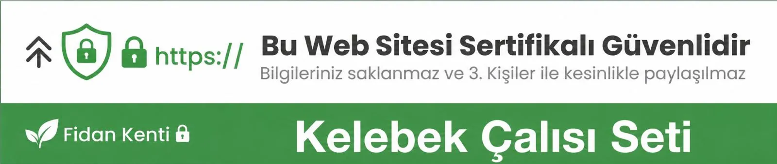Kelebek Çalısı Seti - Görsel 1