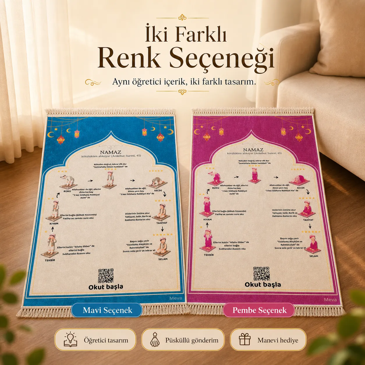 Sesli Namaz Öğretici Seccade - Görsel 4