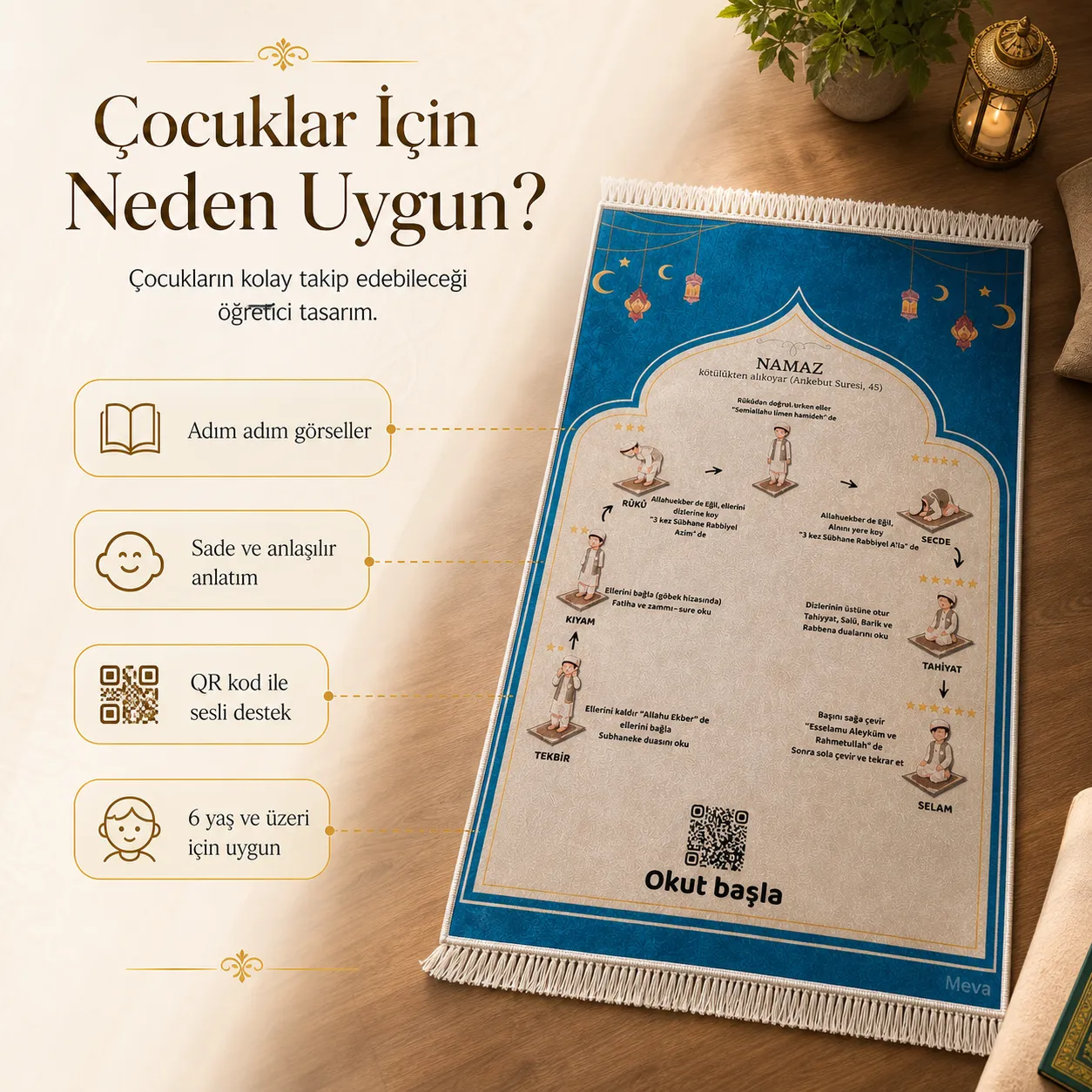 Sesli Namaz Öğretici Seccade - Görsel 5