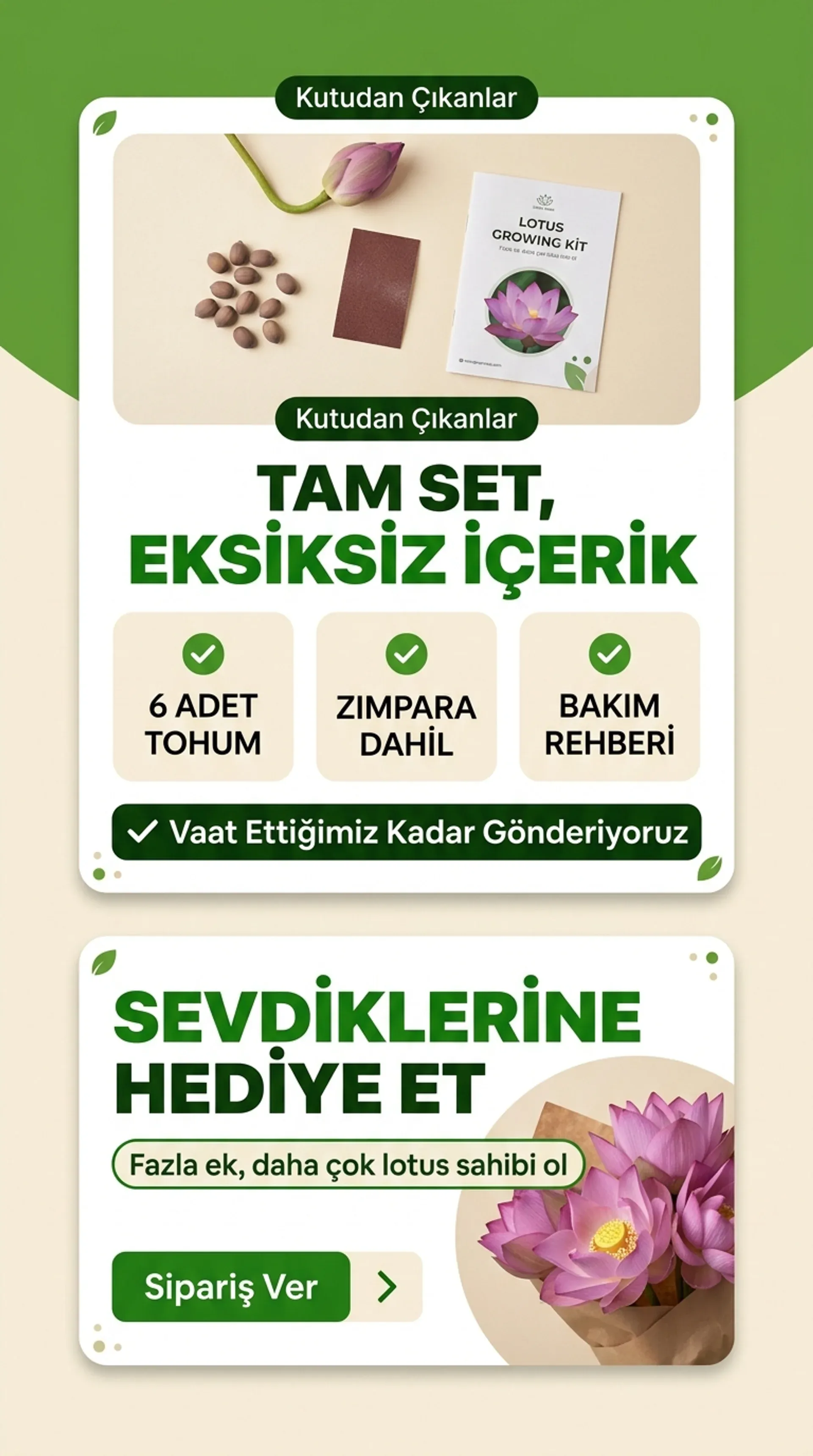 Lotus Yetiştirme Kiti - Görsel 3