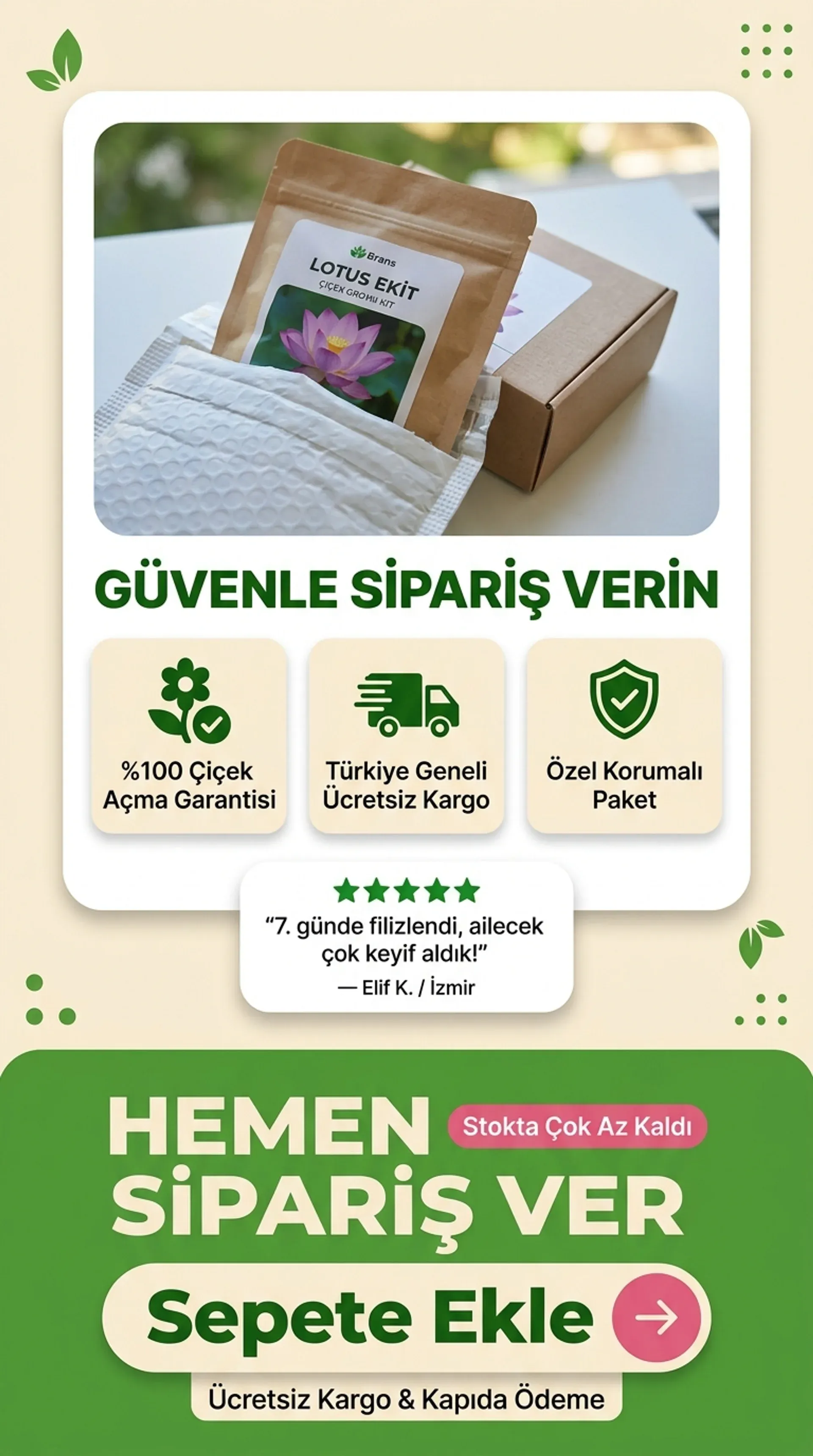 Lotus Yetiştirme Kiti - Görsel 5