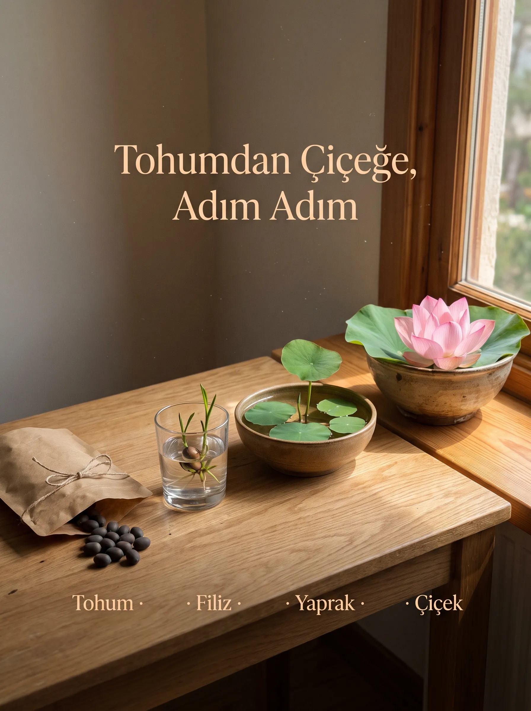 LOTUS ÇİÇEĞİ TOHUMU SETİ  - Görsel 5